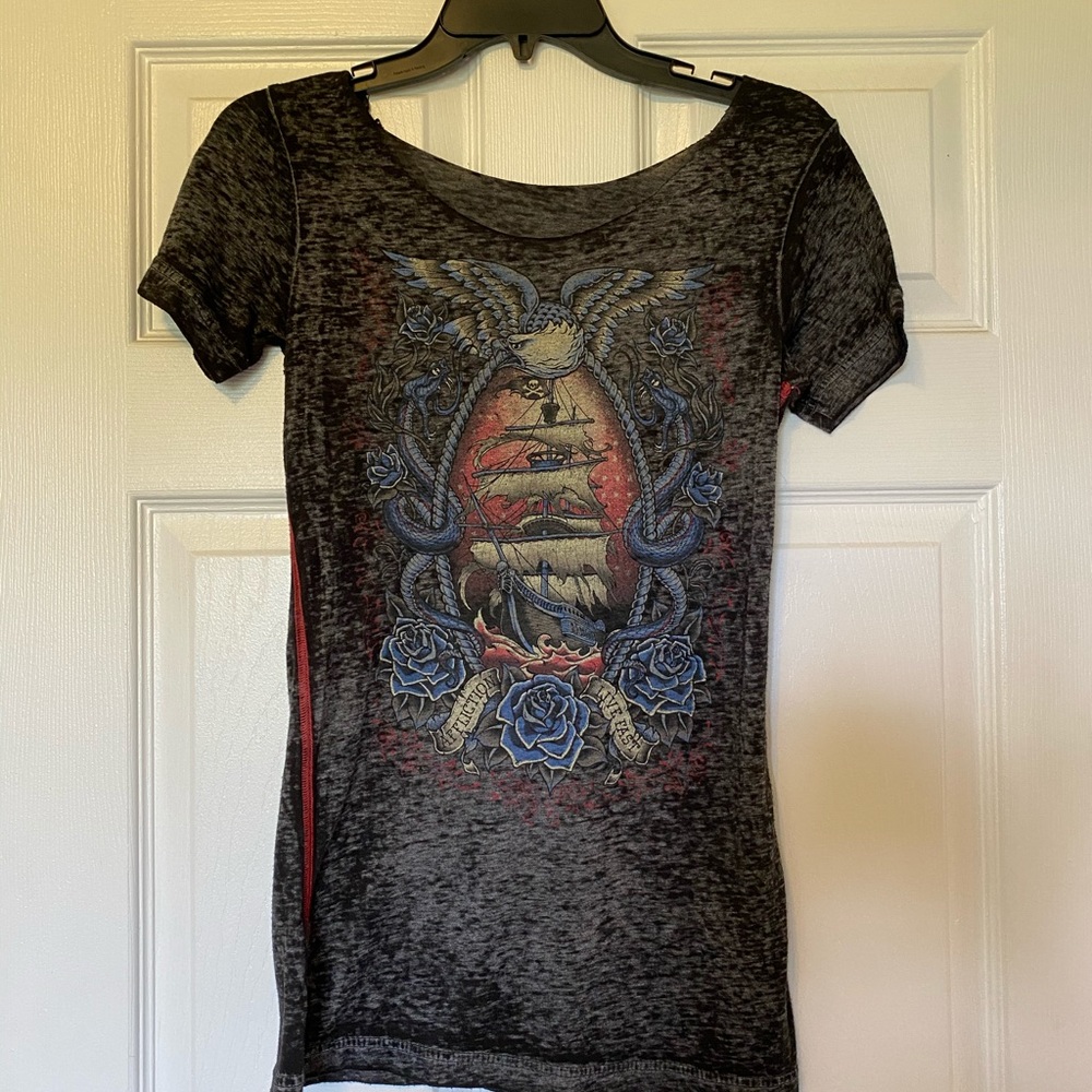Affliction burnout tee